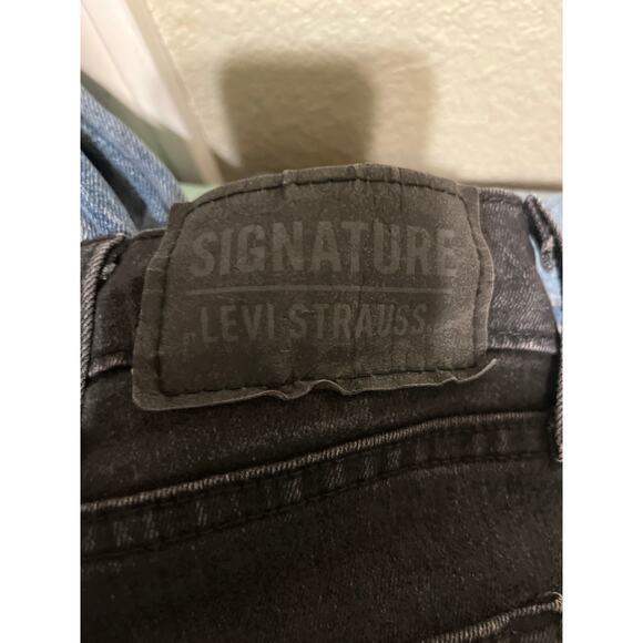 Signature Levi’s men’s slim black jeans size 40 x 30 - Picture 5 of 7